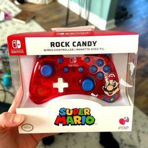 BRAND NEW in box, Rock Candy Wired Super Mario Controller for Nintendo Switch